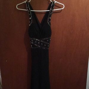 Black Sequin Dress